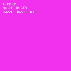 #F131ED - Razzle Dazzle Rose Color Image