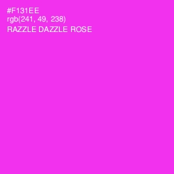 #F131EE - Razzle Dazzle Rose Color Image