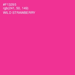 #F13295 - Wild Strawberry Color Image