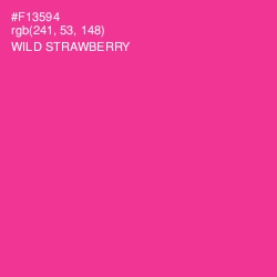 #F13594 - Wild Strawberry Color Image