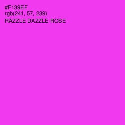 #F139EF - Razzle Dazzle Rose Color Image