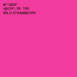 #F13B9F - Wild Strawberry Color Image
