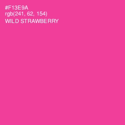 #F13E9A - Wild Strawberry Color Image