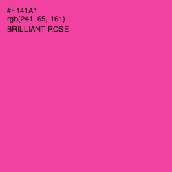 #F141A1 - Brilliant Rose Color Image