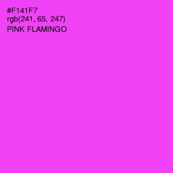 #F141F7 - Pink Flamingo Color Image