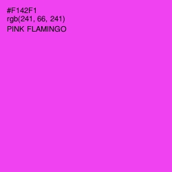 #F142F1 - Pink Flamingo Color Image