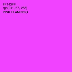#F143FF - Pink Flamingo Color Image