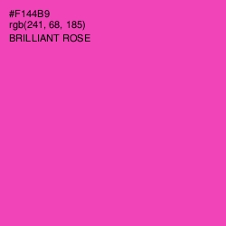 #F144B9 - Brilliant Rose Color Image