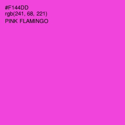#F144DD - Pink Flamingo Color Image