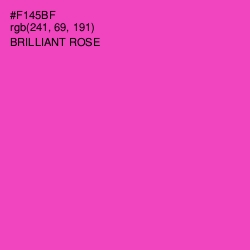 #F145BF - Brilliant Rose Color Image