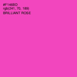 #F146BD - Brilliant Rose Color Image