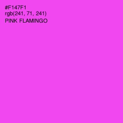 #F147F1 - Pink Flamingo Color Image