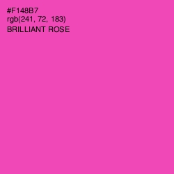 #F148B7 - Brilliant Rose Color Image