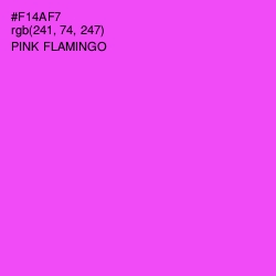 #F14AF7 - Pink Flamingo Color Image