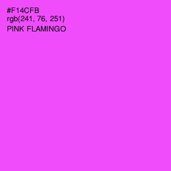 #F14CFB - Pink Flamingo Color Image