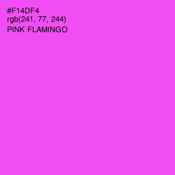 #F14DF4 - Pink Flamingo Color Image