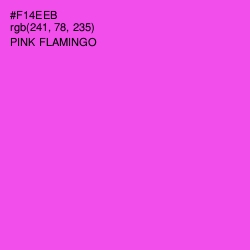 #F14EEB - Pink Flamingo Color Image