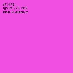 #F14FE1 - Pink Flamingo Color Image