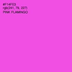 #F14FE3 - Pink Flamingo Color Image