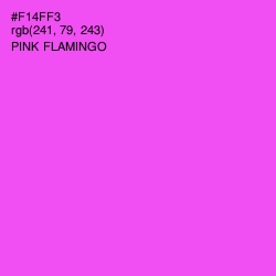 #F14FF3 - Pink Flamingo Color Image