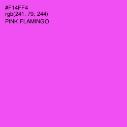 #F14FF4 - Pink Flamingo Color Image