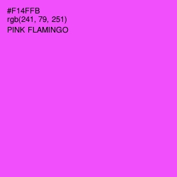 #F14FFB - Pink Flamingo Color Image