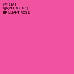 #F153A1 - Brilliant Rose Color Image