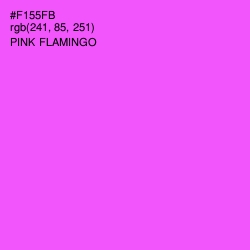 #F155FB - Pink Flamingo Color Image