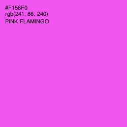 #F156F0 - Pink Flamingo Color Image