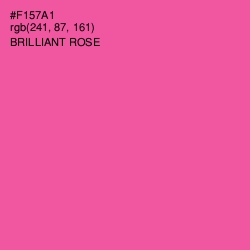 #F157A1 - Brilliant Rose Color Image