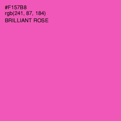 #F157B8 - Brilliant Rose Color Image