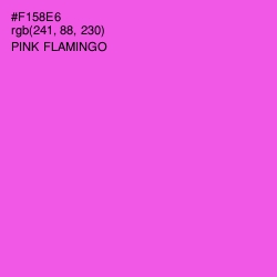 #F158E6 - Pink Flamingo Color Image