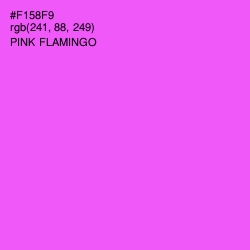 #F158F9 - Pink Flamingo Color Image