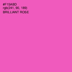 #F15ABD - Brilliant Rose Color Image