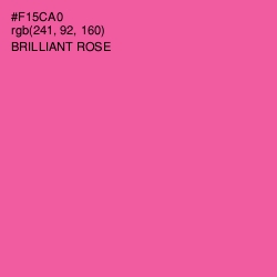 #F15CA0 - Brilliant Rose Color Image