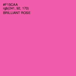 #F15CAA - Brilliant Rose Color Image