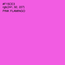 #F15CE3 - Pink Flamingo Color Image