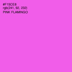 #F15CE8 - Pink Flamingo Color Image