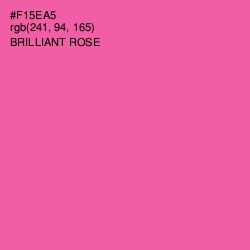 #F15EA5 - Brilliant Rose Color Image