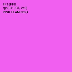 #F15FF0 - Pink Flamingo Color Image