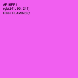 #F15FF1 - Pink Flamingo Color Image