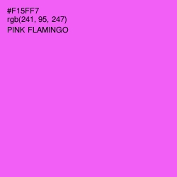 #F15FF7 - Pink Flamingo Color Image