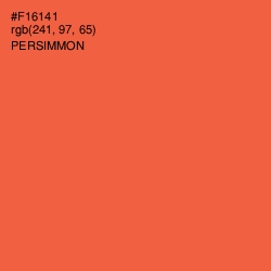 #F16141 - Persimmon Color Image