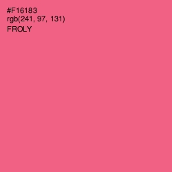 #F16183 - Froly Color Image