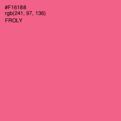 #F16188 - Froly Color Image
