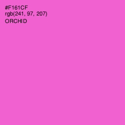 #F161CF - Orchid Color Image