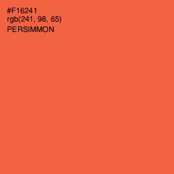 #F16241 - Persimmon Color Image