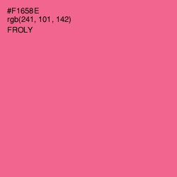 #F1658E - Froly Color Image