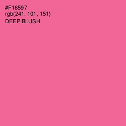 #F16597 - Deep Blush Color Image