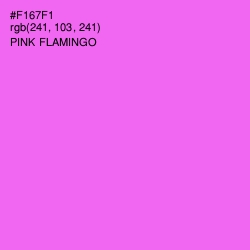 #F167F1 - Pink Flamingo Color Image